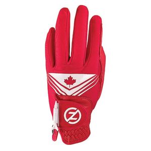 ZERO FRICTION GGCCMLH - MEN'S GLOVE GOLF CANADA CABRETTA/ LH Red