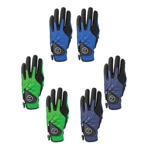 ZERO FRICTION GGSMMLH - MEN'S GLOVE GOLF SYNTHETIC 6PK /LH MULTI COLOUR