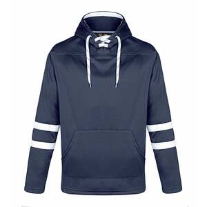 CX2 L00617 - Daingle Fleece Hockey Hoodie Navy/White