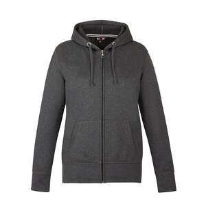 CX2 L00668 - Cypress Creek Ladies Polyester Full Zip Hoodie Charcoal