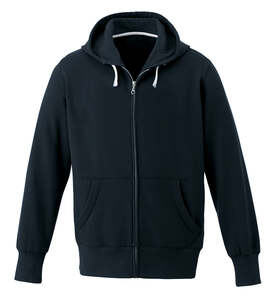 Muskoka Trail L00670 - Lakeview Men's Cotton Blend Fleece Full Zip Hoodie Navy