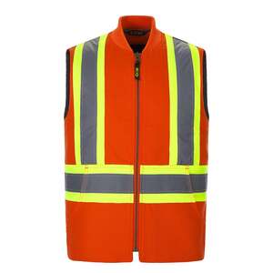 CX2 HiVis L01295 - Titan Hivis Vest With Sherpa Lining