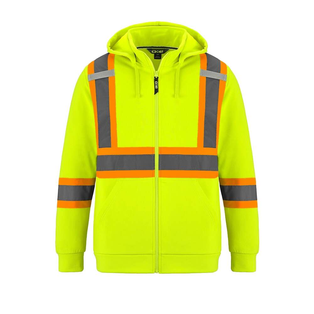 CX2 HiVis L01380 - Infinity Hi-Vis Polyester Full Zip Hodie 