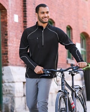 Ash City North End 88175 - Catalyst Mens Performance Fleece Half-Zip Top 