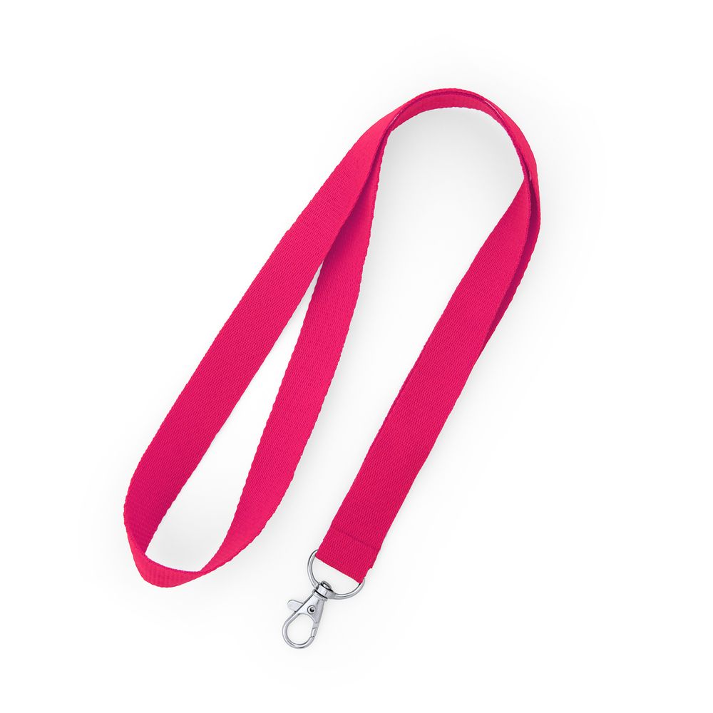 Hot Pink Lanyards  3/8 inch hot pink neck lanyards with swivel  hook-blank-LRB323NHPK